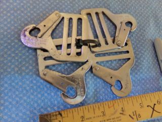 Vintage Ford Bn - 2313 Seat Belt Mounting Anchors Set Of 4 1956 - 60