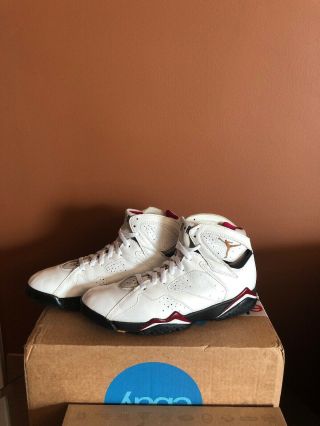 Vintage Og 1992 Jordan 7 Vii Cardinal Basketball Shoes Size 13 Cardinals Nike