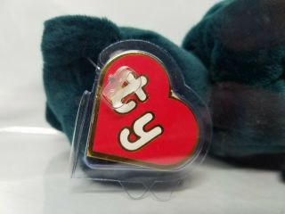 Authenticated Ty Beanie Baby Old Face OF Jade Teddy Rare 1st/1st Gen Tag MWNMT 2