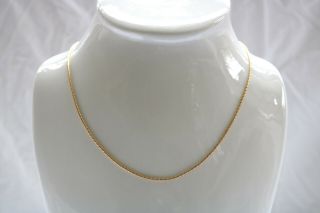 Vintage Italian 18k Yellow Gold Fancy Chain Necklace