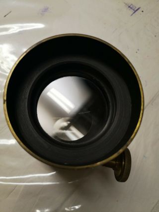 RARE A.  T.  Thompson DARLOT 13Inch 4.  4 Brass Soft Focus Lens FOR 8X10 CAMERAS 3
