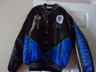Vintage Ken Griffey Jr - Mariners Jacket Size Large - Hard To Find