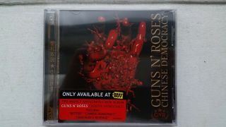 Gnr - Rare Chinese Democracy Red Hand Cover Cd - New/factory