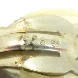 NYJEWEL Vintage Stephen Dweck 925 Silver Gemstone Clip On Earrings 23.  1 Gram 3