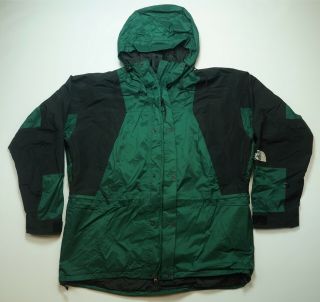 Rare Vintage The North Face Gore - Tex Spell Out Two Tone Mountain Jacket 90s 2xl