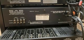 Vintage SAE 1800 Solid State Stereo Parametric EQ -,  One Owner 4