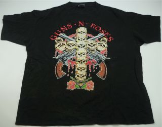 Rare Vintage Brockum Guns N Roses Use Your Illusion 1991 T Shirt 90s Axel Osfa