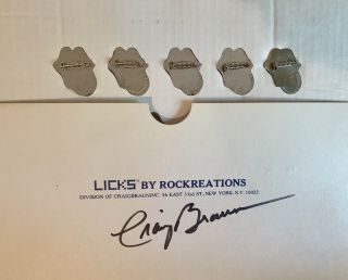 Extremely Rare Rolling Stones’ LICKS Counter Display 1971 Craig Braun 2
