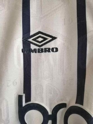 Manchester City 1993 - 95 3rd Shirt M/Men RARE Umbro Brother Beagrie & 11 7