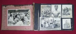 RARE PHOTO ALBUM - MALAYA ARMY REGIMENT SOLDIERS - MALAYSIA SINGAPORE 40s - 60s - 124pcs 2
