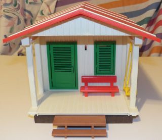 Vintage Playmobil 3771 Vacation Cottage Doll House Cabin