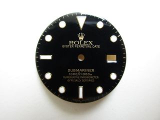 Rolex Submariner Black Swiss Made Vintage Watch Dial