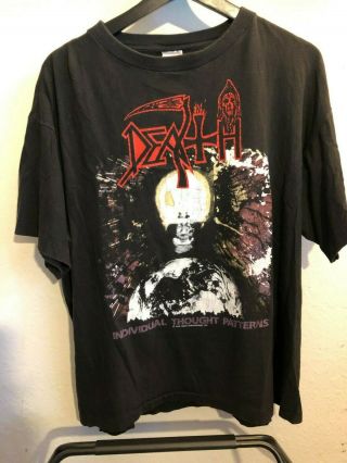 Death Individual Thought Patterns Shirt Orig Vtg Vintage Deicide Morbid Angel
