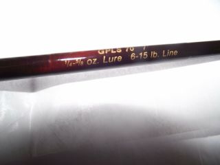 1984 FENWICK SPINNING ROD - MARKED HMG GRAPHITE MADE IN USA - GPLS 70 - 7 FT 4