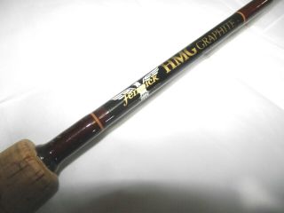 1984 FENWICK SPINNING ROD - MARKED HMG GRAPHITE MADE IN USA - GPLS 70 - 7 FT 7