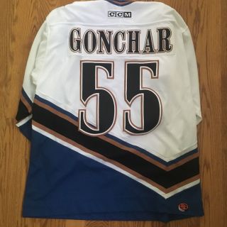 Sergei Gonchar Washington Capitals Ccm Vintage Home Nhl Hockey Jersey Xl