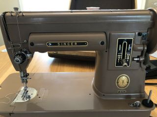 Vintage Singer 301A Sewing Machine,  Carrying Case Pedal Book 5