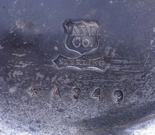 Waltham 1870s Vintage 18s 4 Oz Sterling Silver Key Wind Engraved Hunting Case 6