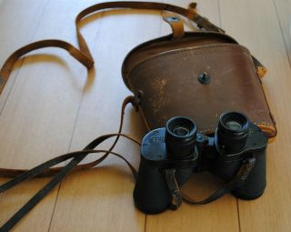 Vintage Ww 2,  U.  S.  M 13a1 6x30 Binoculars With M17 Case - -