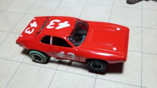 Afx Slot Car 1/64 Scale Red Plymouth Roadrunner 43 Road Race Car Vintage