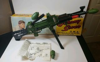 Johnny Seven Oma One Man Army Vintage Topper Toy W/ Removable Cap Pistol W/ Box
