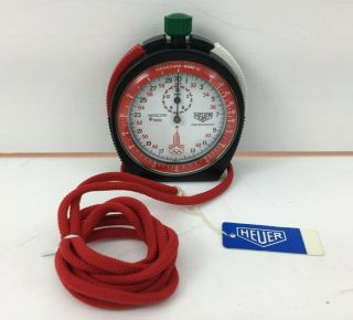 Vintage Heuer 1980 Winter Games Moscow Trackmaster Stopwatch &
