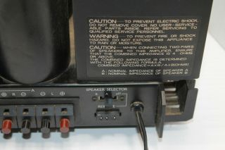 Vintage Mitsubishi DA - A7DC Stereo Power Amplifier Good Shape 5
