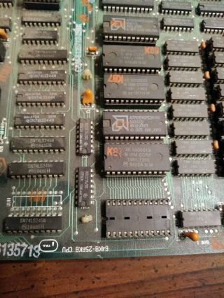 IBM 5150 Vintage Motherboard Model 6135713 64KB - 256KB CPU 5