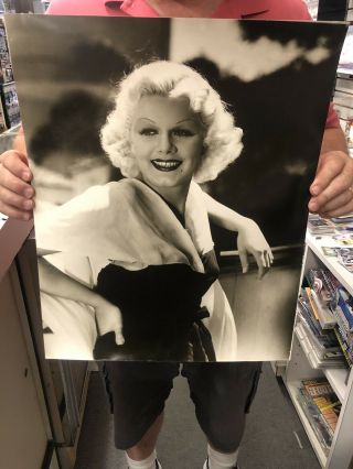 Vintage 16 X 20 Glamour Photo Picture Jean Harlow Double Thick
