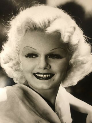 Vintage 16 X 20 Glamour Photo Picture Jean Harlow Double Thick 2