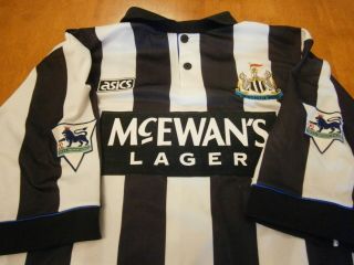 Rare Match Worn Newcastle United Shirt - Asics - Marc Hottiger - 1994/95 Season 10