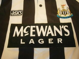 Rare Match Worn Newcastle United Shirt - Asics - Marc Hottiger - 1994/95 Season 4