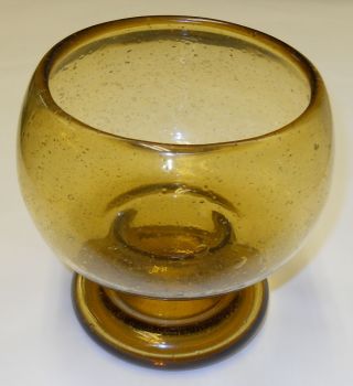Kaj Franck Vintage Goblet Light Brown Vase Nuutajarvi Iittala Arabia Finland Sig