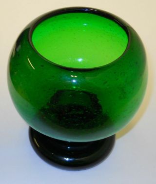 Kaj Franck Vintage Goblet Green Vase Nuutajarvi Iittala Arabia Finland Sig