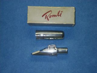 Rare Vintage Remle Metal Tenor Saxophone Mouthpiece - Serial 157 - By Beechler