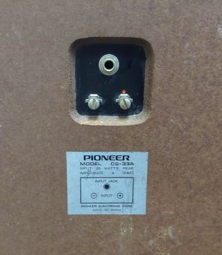 Near Pioneer CS - 33A Vintage Hi - Fi Speakers,  Fully 7