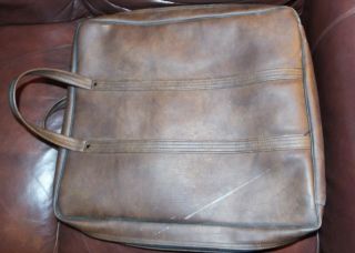 Vintage Apple II Computer Leather Carrying Bag Case 2
