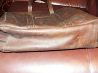 Vintage Apple II Computer Leather Carrying Bag Case 4