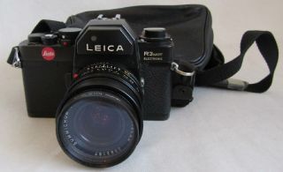 Vintage Leica Leitz R3mot Electronic 35mm Slr Camera W/summicron Lens & Case