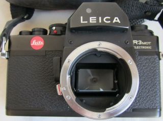 Vintage Leica Leitz R3MOT Electronic 35mm SLR Camera w/Summicron Lens & Case 4