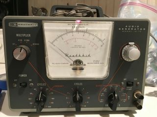 Vintage Heathkit Audio Generator Ig - 72