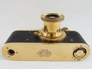 Leica 2 (D) D.  R.  P.  ERNST LEITZ WETZLAR WWII Vintage Russian GOLD Camera 7