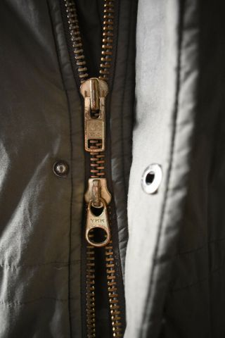 Vintage Polo Ralph Lauren Down Filled Flight Jacket Shearling Collar Size L RRL 4