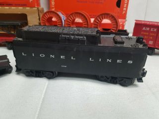 Rare Vintage Lionel 027 243 243W Locomotive W/ Whistle Tender & Cars 027 Gauge 5
