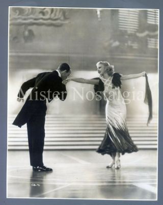 Vintage Photo 1934 Fred Astaire Ginger Rogers Dancing In The Gay Divorcee
