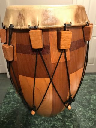 Extremely Rare Sawatch 16 " Timber Congo Drum By Sebastian Degen Bellingham Wa
