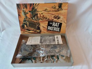 Vintage 1967 Aurora The Rat Patrol Plastic Model Kit 340