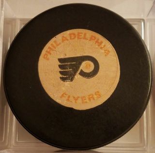 Vintage Viceroy Official Game Puck Philadelphia Flyers Made In Canada