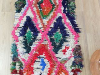 Vintage,  Authentic Woolen Azilal rug Berber/ Moroccan Rug/Teppich 5 ' 7  /2 ' 3 7
