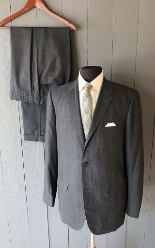 Reserved Vintage 60’s 3 Button Suit Custom Maiwo Yang Gray 42r